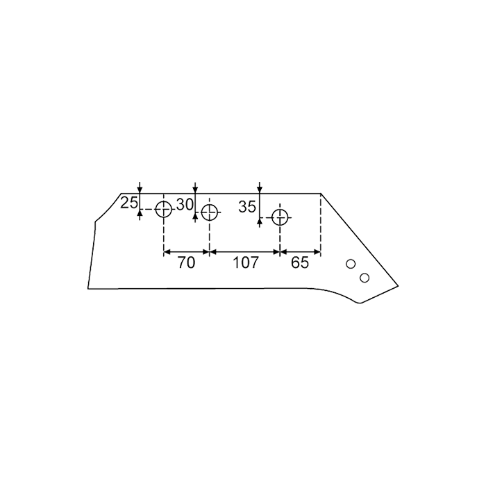 Share Plough Kverneland 073056 N.T. 16'' Right Bellota