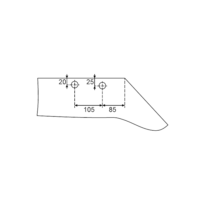 Share Plough Tsanios 12'' Right Bellota