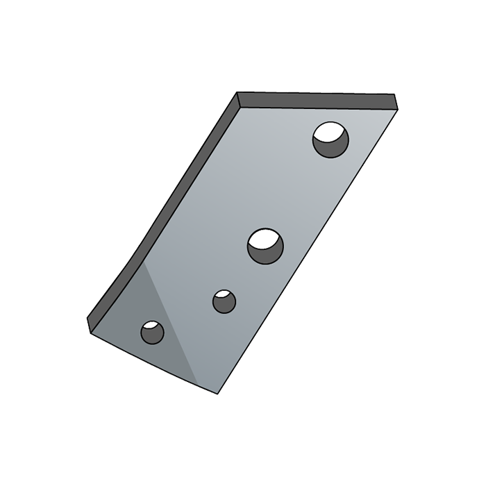 Saddle for Point Plough Overum 94613 Left Agriforge