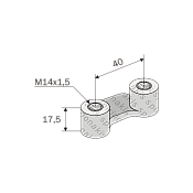 Power Harrow Support Center-Center ΚΚ40 Φ14x1.5