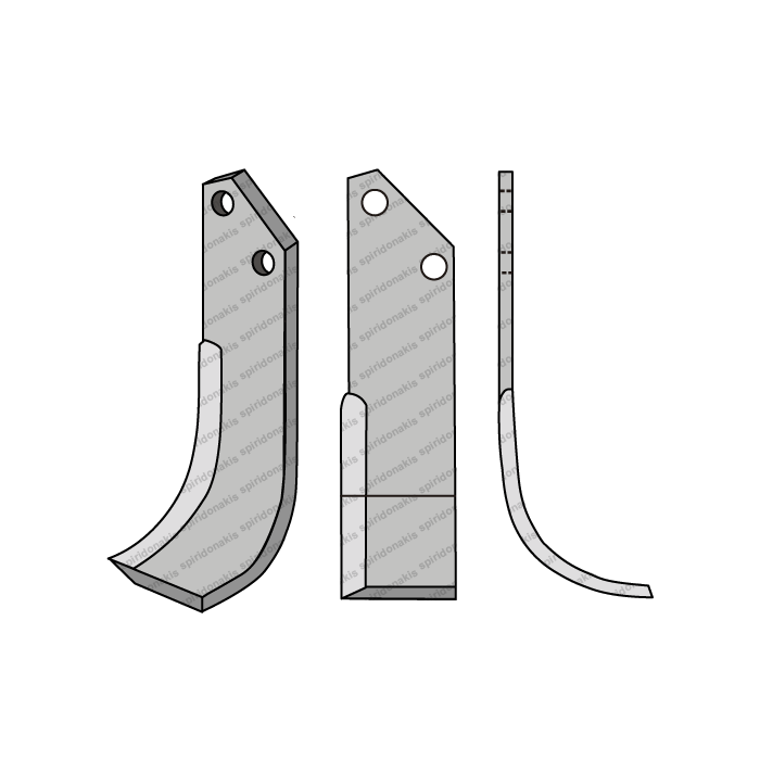 Rotary Cultivator Blade Benassi BL75