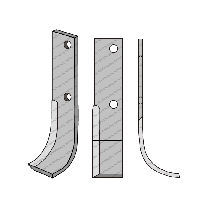 Rotary Cultivator Blade FM 40Χ5