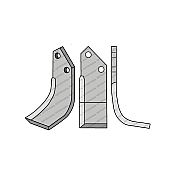 Rotary Cultivator Blade Sovema Curved 80x7