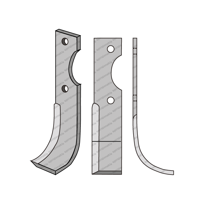 Μαχαίρι Benassi 50 E.T. 45x5 Δεξί