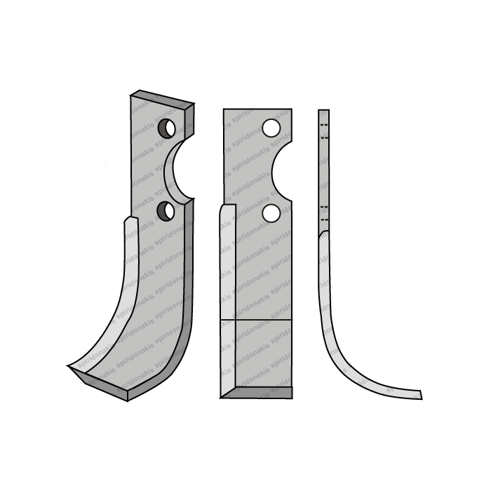 Rotary Cultivator Blade Benassi 50x6