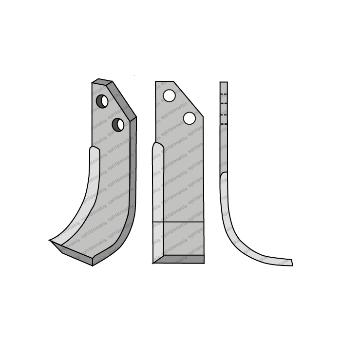 Rotary Cultivator Blade Diana-Simone 50x5