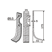 Rotary Cultivator Blade Ferrari 32E 30x5