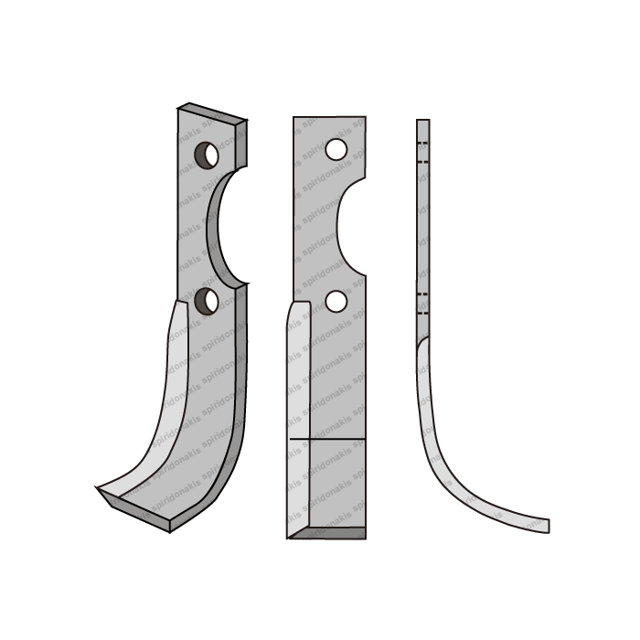 Rotary Cultivator Blade Leopard Small 