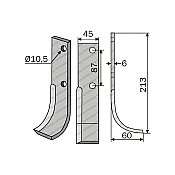 Rotary Cultivator Blade Mab Dimitriadis 