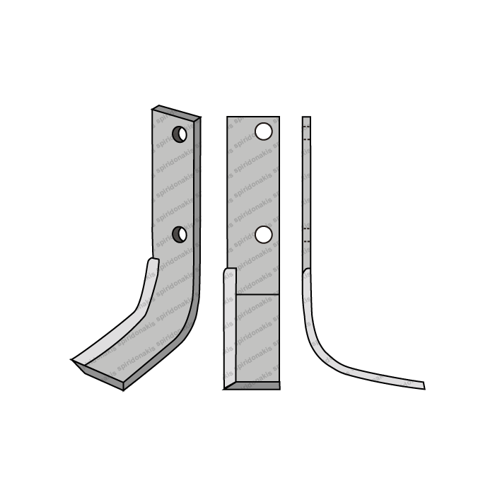 Rotary Cultivator Blade Greek