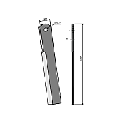 Finishing Mower Blade Agriforge 