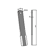 Finishing Mower Blade Agriforge 