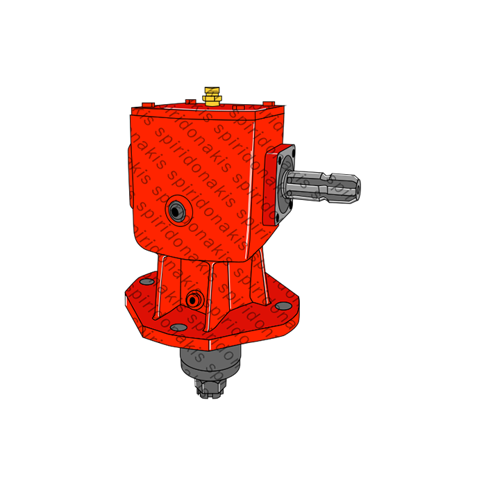 Gearbox finishing mower LF-140A (R=1:1,93) 60HP round base SP Original