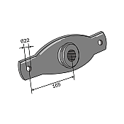 Finishing Mower Mounts for 2 blades