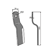 Μαχαίρι Καταστροφέα L.1200mm Φ33 L.440mm Μαχαίρι Καταστροφέα L.1200mm Φ33 L.440mm