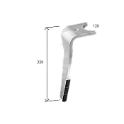 Μαχαίρι Σβολοτρίφτη Amazone DHA7496F-O3G 120x15/18 (L=350mm) με Widia Αριστερό AgriCarb