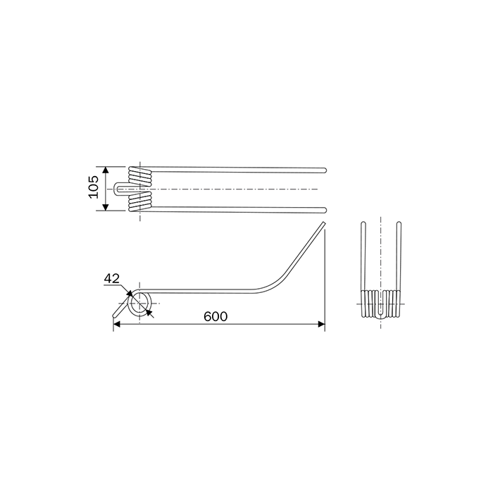 Drum Mower Spring Fort (Α90-Β610)