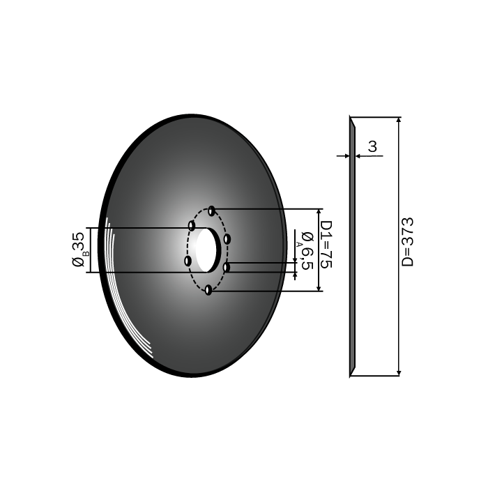 Seeding Disc Gaspardo MT Bellota Standard