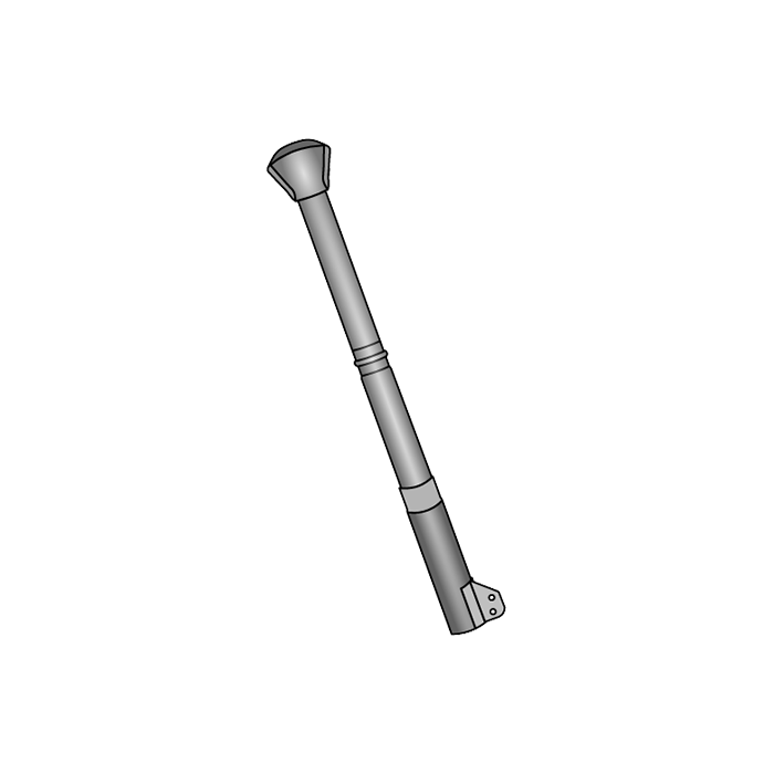Πτυσόμενος Σωλ. Γαλβ. L680mm (1ΤΡ) ΒΕΚΑΜ κομμένος