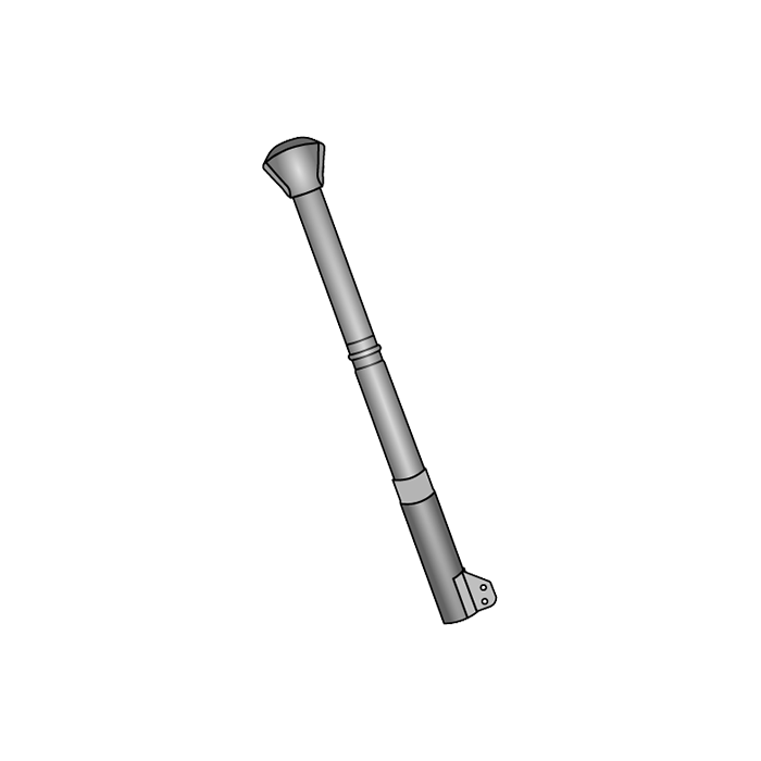 Πτυσόμενος σωλ. Γαλβ. L680mm (1ΤΡ) ΒΕΚΑΜ