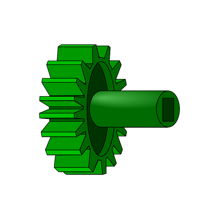 Gear ZHTA with neck 18x18 Δ20