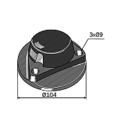 Cover for Disc Bearing Plough Kverneland 056156 