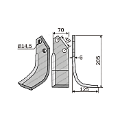 Μαχαίρι Αμπελουργικής Celli E.T. 70x6