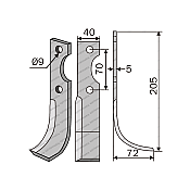 Μαχαίρι Φρέζας Viking YH500 40Χ5