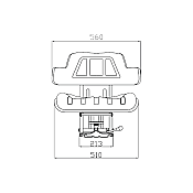 Κάθισμα 300RMVARIOXS (Μαύρο Vinyl) SEAT