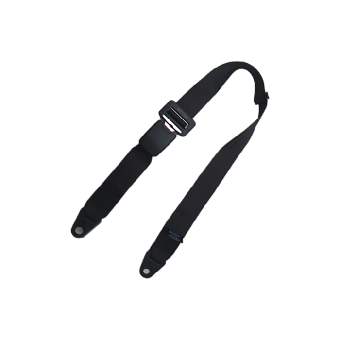 2-point safety belt plain black SEAT