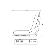 Κάθισμα CMP3100G (Μαύρο Vinyl) SEAT