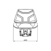 Κάθισμα ECO2100VARIO (Μαύρο Vinyl) SEAT