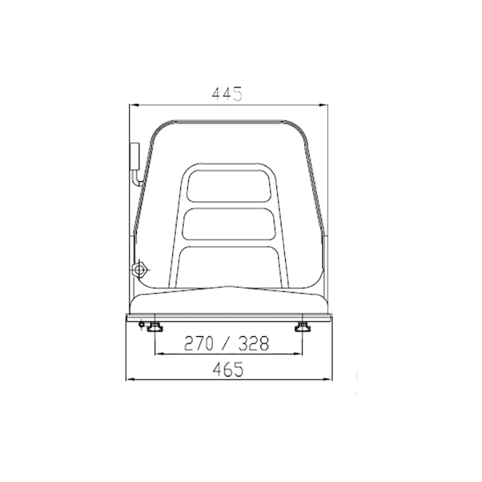 Seat MUL011 (Black Vinyl) SEAT