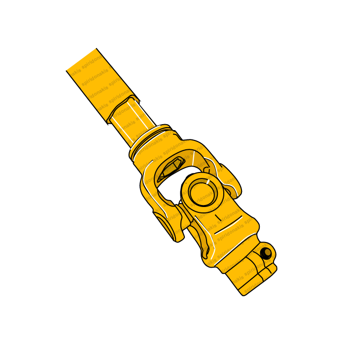 Triangular PTO Shaft with Clutch LF4Q 1-3/4''z20 D=810mm/95HP/35x106,5 without Protection Binacchi