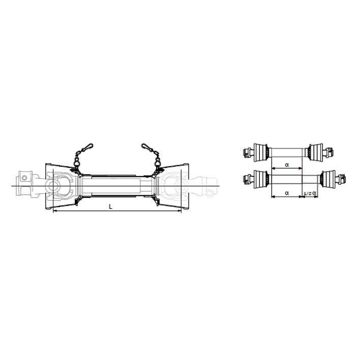 Shaft Protection 083CE01-061 PTO B1-080 Binacchi