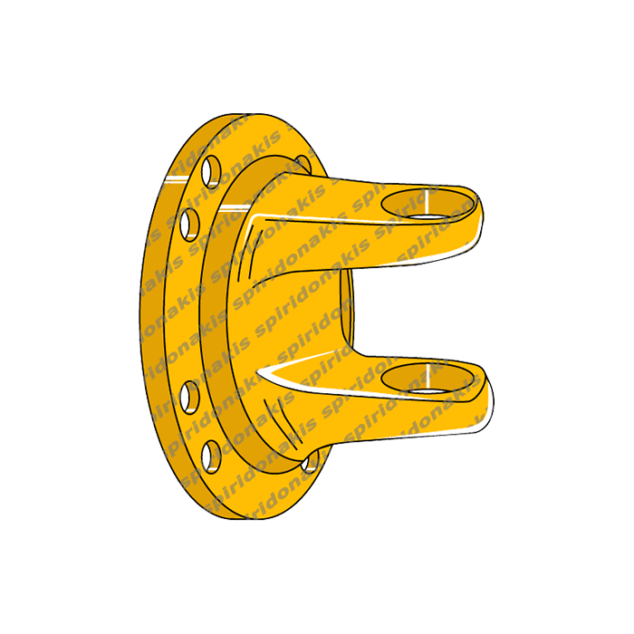 Φλάνζτα με Δίχαλο Νο8 (35x106,5) LF2 Φ200 Rotavator Binacchi