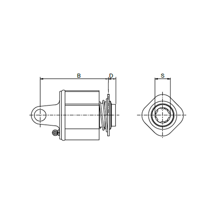 Ρολίπ Άξονα Δεξιόστροφο 091208S62 Νο8 35x106,5 RL2 1-3/8''z21 Binacchi 