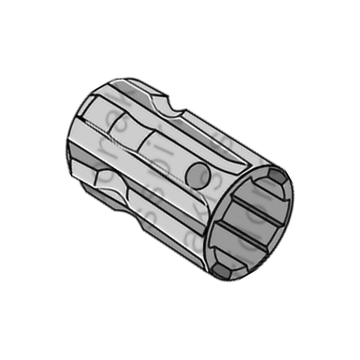 PTO Adapter 1'' 3/8 z6 Φ22 L100