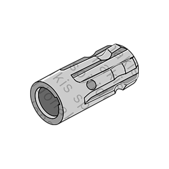 PTO Adapter 1'' 3/8 z6 Φ22 L100