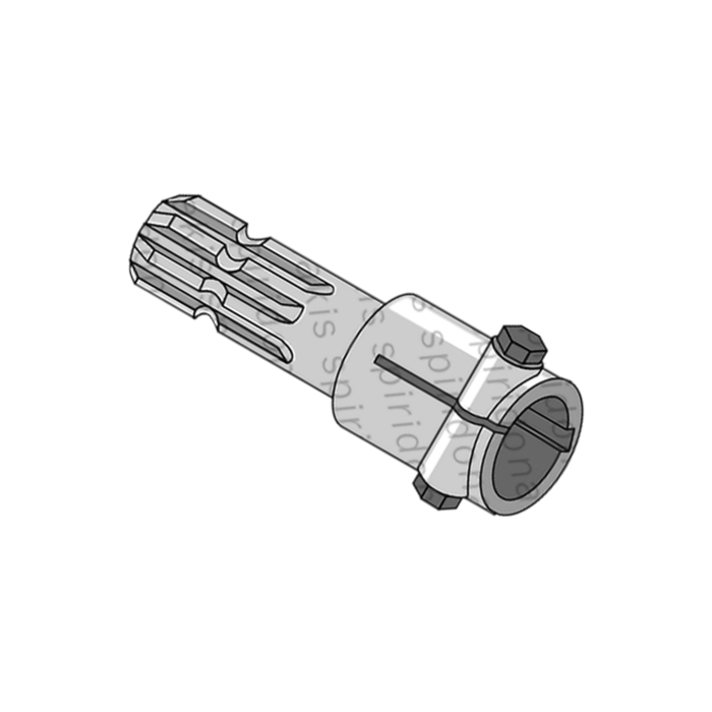Splines 21270 PTO Shaft Partikof with Bolt