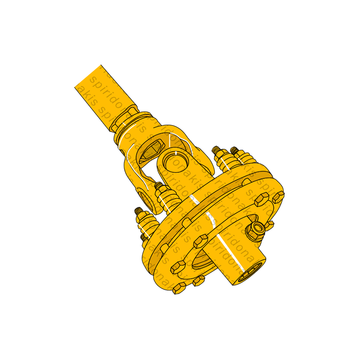 Trangular PTO Shaft with Clutch LF2K 1-3/4''z6 D=710mm/95HP/35x106,5 with Protection Binacchi