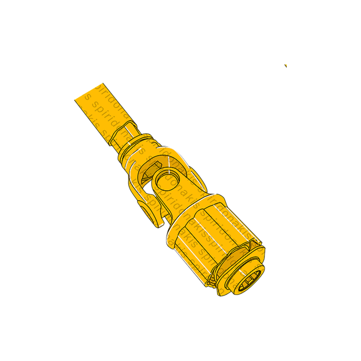 Triangular Pto Complete PTO Shafts : E1080LN1 Triangular PTO Shaft with ...