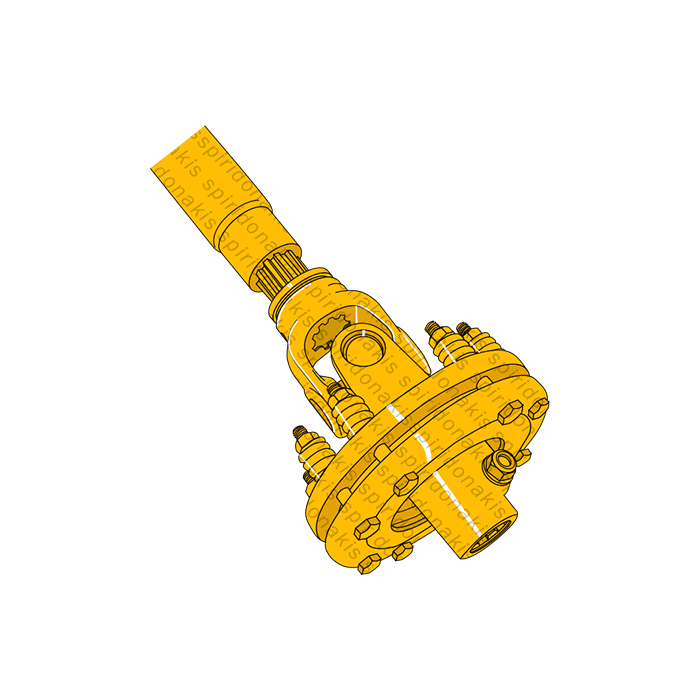 Πολύσφηνος Άξονας με Συμπλέκτη LF3 1-3/4''z6 L.800/95HP/35x106,5 Binacchi