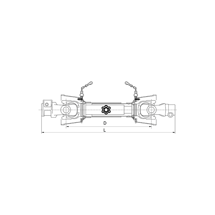 Αστεροειδής Άξονας με Κάλυμμα D=610mm/64HP/30,2x92 Binacchi