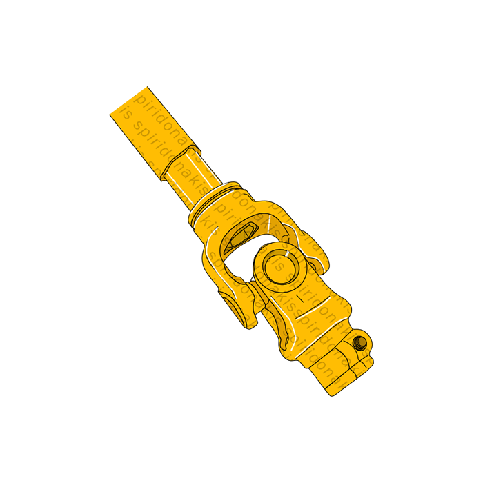 Triangular PTO Shaft D=410mm/16HP/22x54 without Protection Binacchi