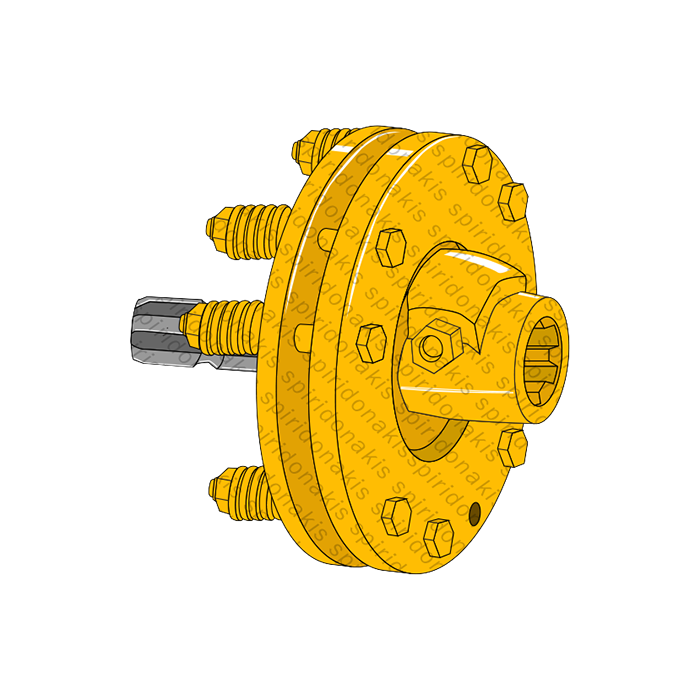 Clutch for PTO Shaft LFM2 1-3/8Ζ6 M-F R.200 AGT