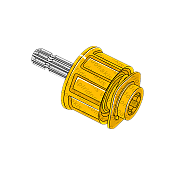 Ratchet Torque Limiter Two-Way 0901S60 LWM1 1-3/8''z6 Male-Female Binacchi 