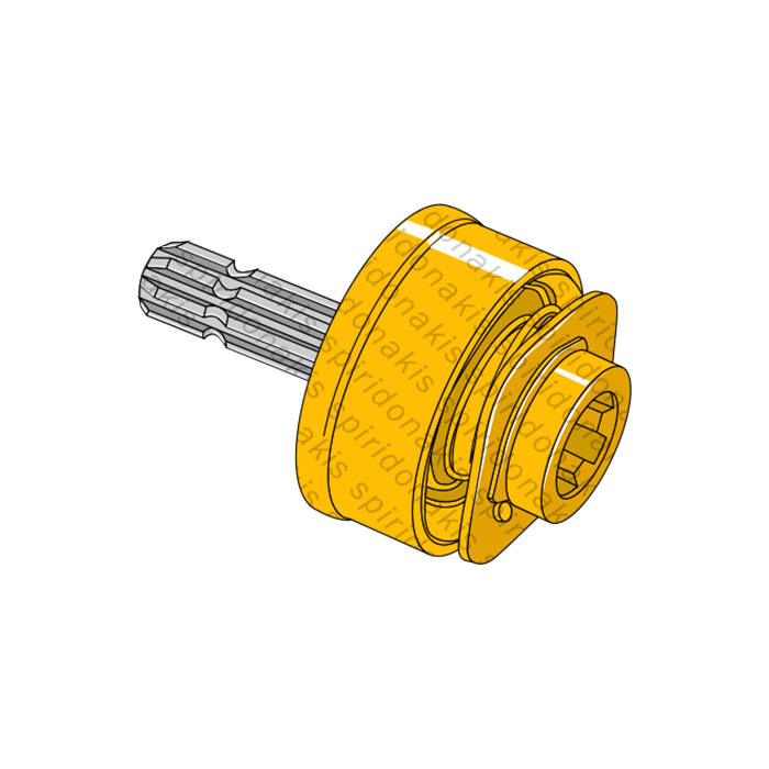 Overunning Clutch 0911S60 RLM1-DX Male-Female Binacchi 