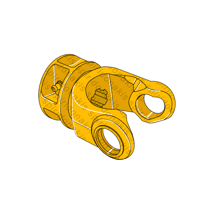 Splined Yoke Shaft with Guard Dedicated 803003A60 No30 29x80 Binacchi