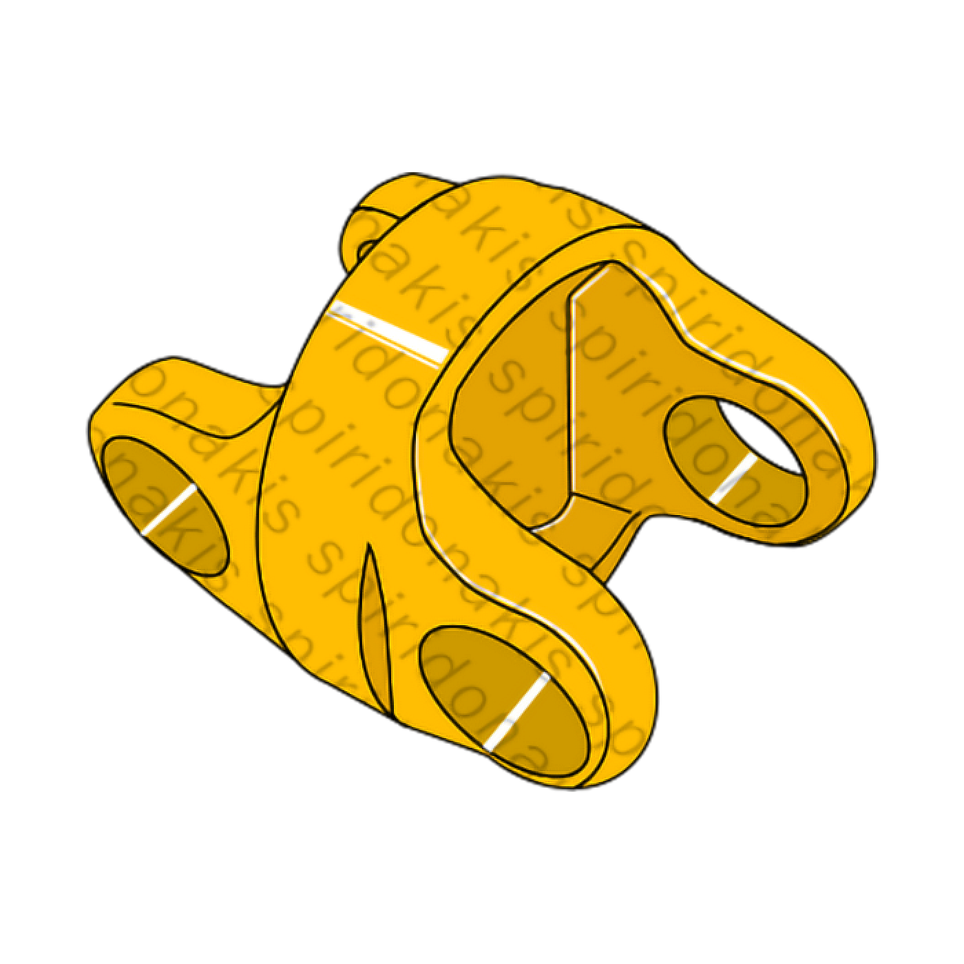 Yokes 00800125 Double Lemon Welded Tube Yoke Wide Angel